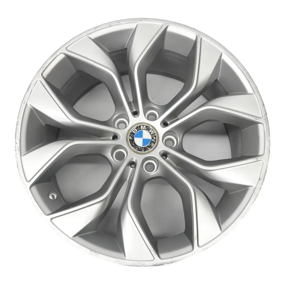 BMW X3 F25 llanta trasera aleación de plata 19 "Y Spoke 608 9,5J ET:48 6862891