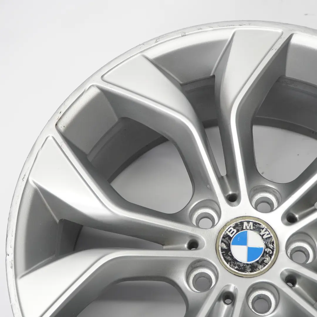 BMW X3 F25 llanta trasera aleación de plata 19 "Y Spoke 608 9,5J ET:48 6862891