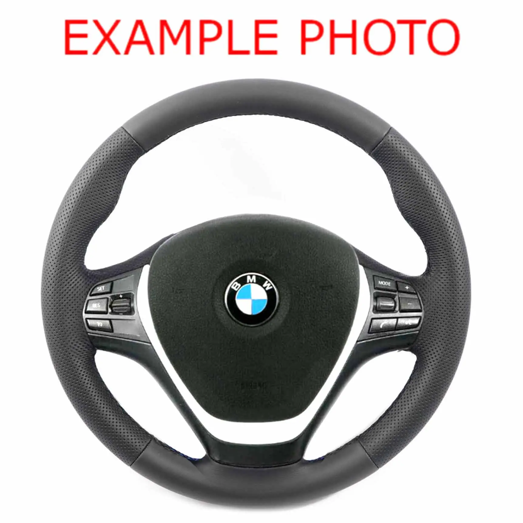 BMW F20 F21 F22 F30 F31 F34 F32 F33 F36 NUEVO Volante Deportivo de Cuero Negro