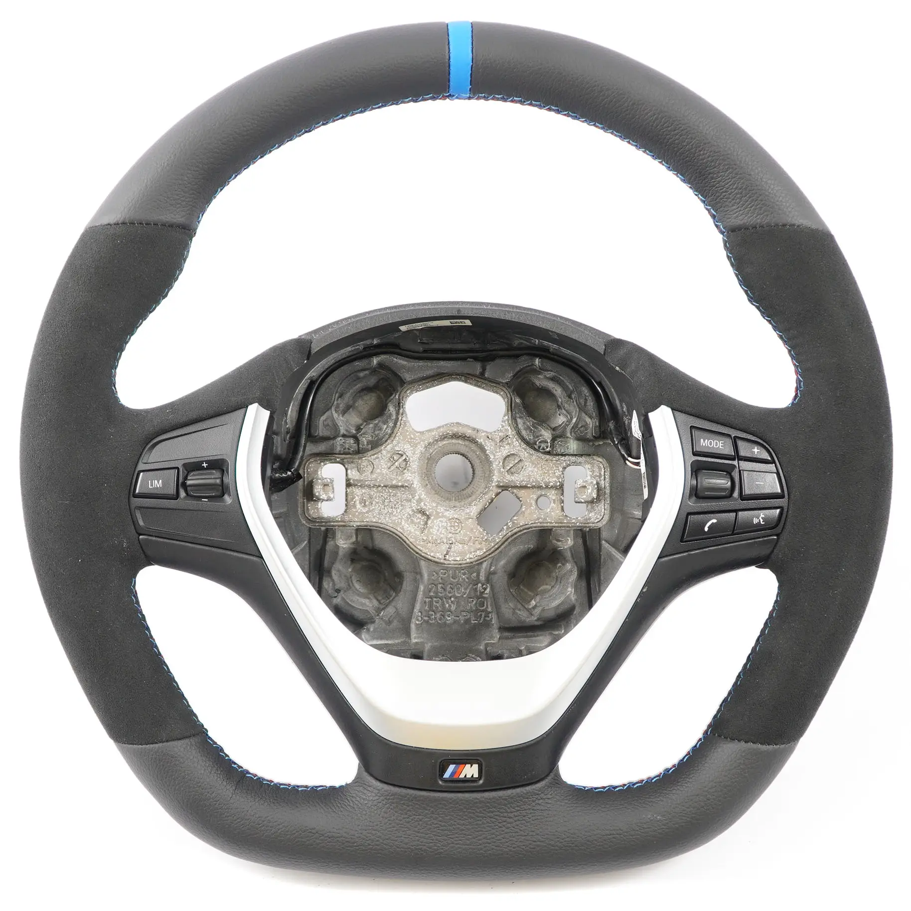 BMW F20 F21 F30 F31 F32 F34 NUEVO Volante Deportivo de Cuero Negro / Alcantara