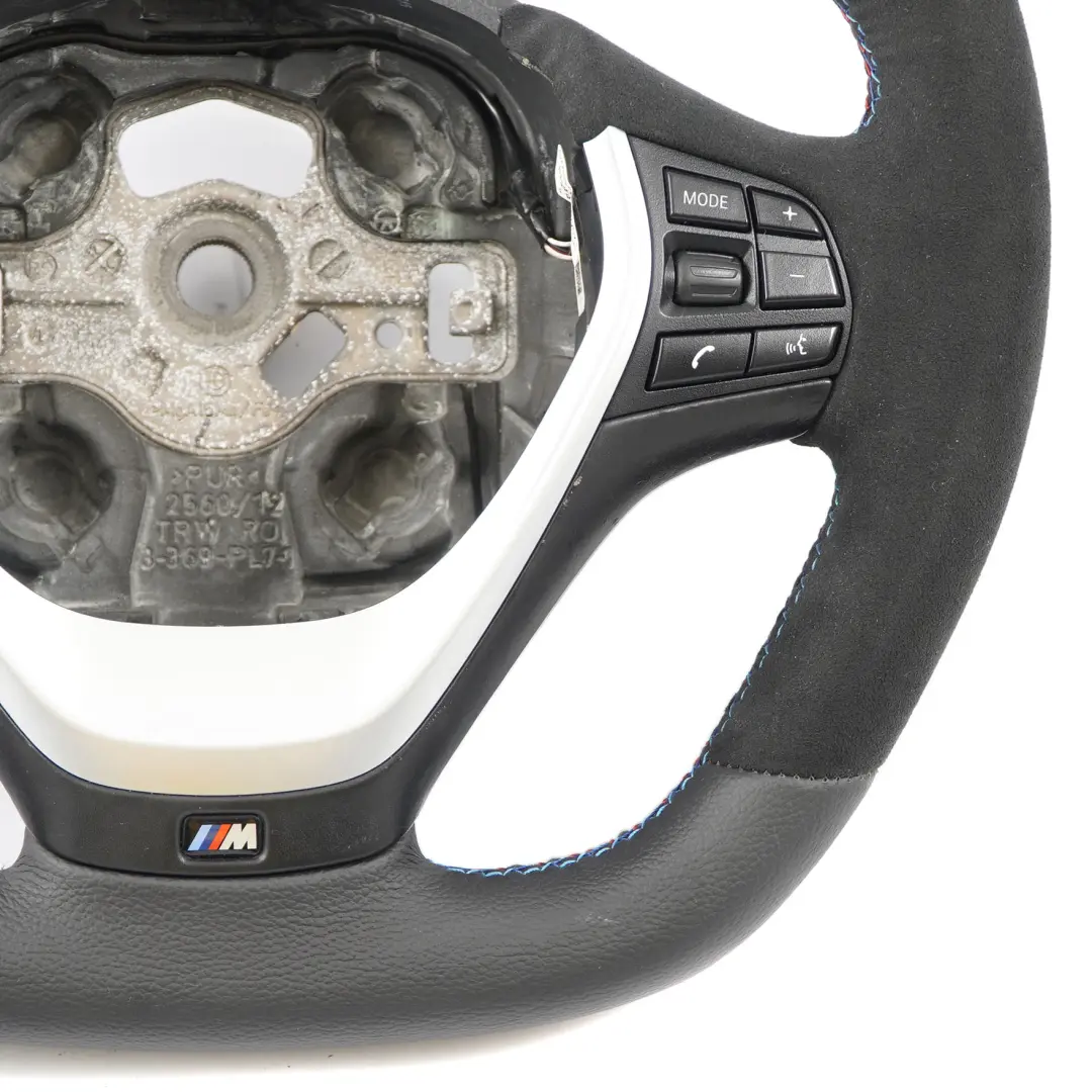 BMW F20 F21 F30 F31 F32 F34 NUEVO Volante Deportivo de Cuero Negro / Alcantara