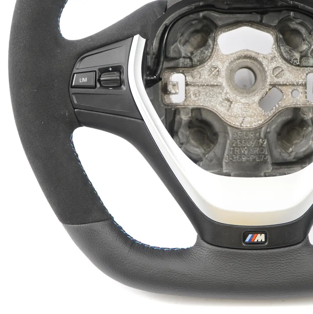 BMW F20 F21 F30 F31 F32 F34 NUEVO Volante Deportivo de Cuero Negro / Alcantara