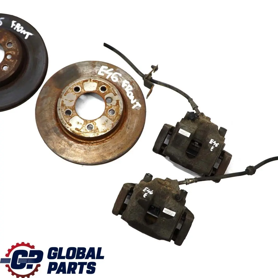 BMW E46 Rueda Delantera Disco De Freno Ventilado Juego De pinzas 300X22 6864058
