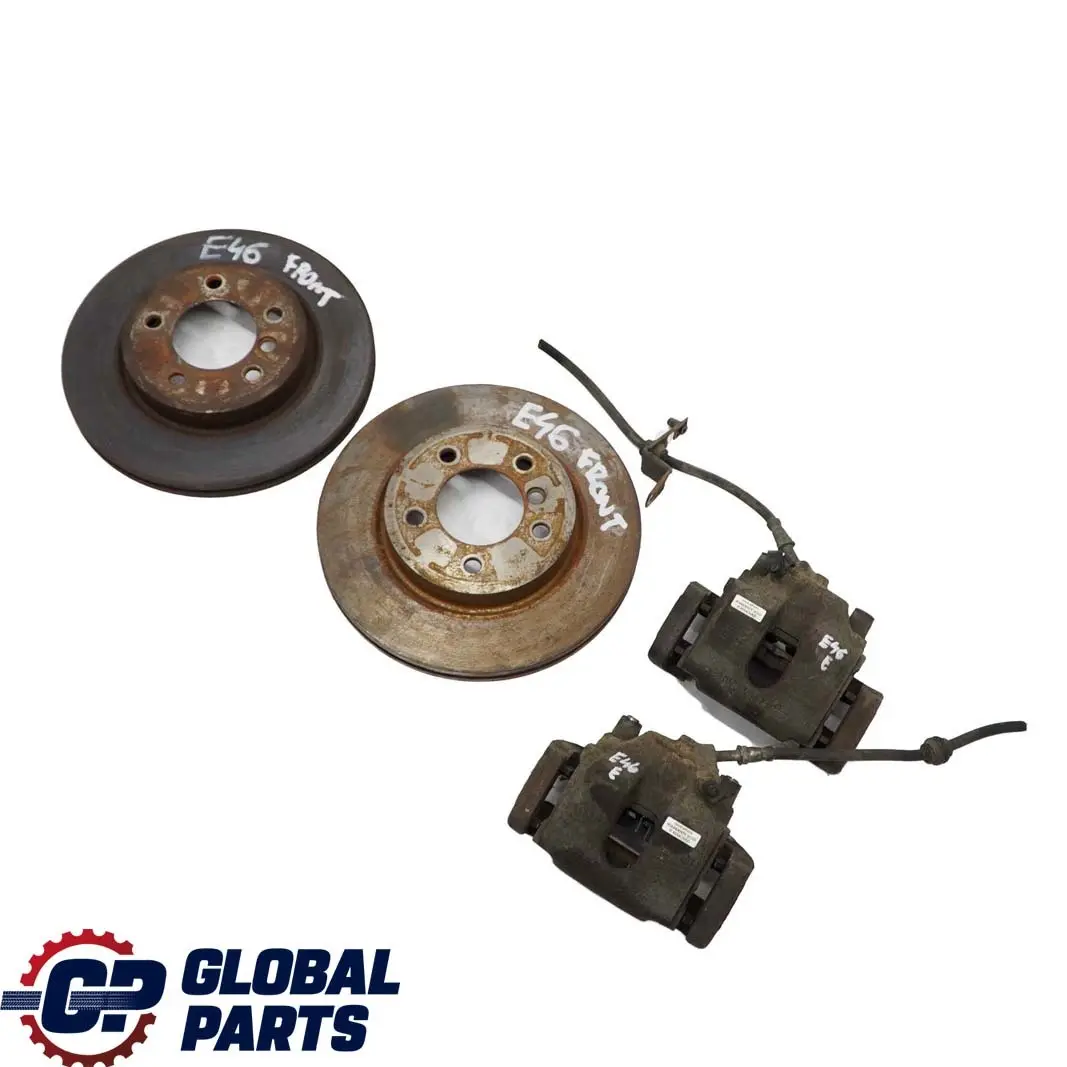 BMW E46 Rueda Delantera Disco De Freno Ventilado Juego De pinzas 300X22 6864058