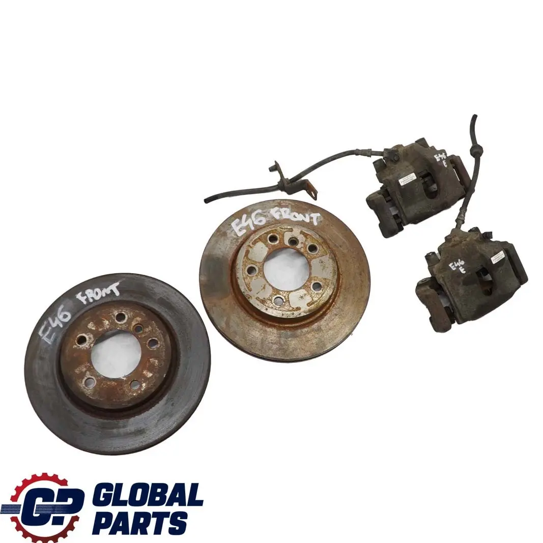 BMW E46 Rueda Delantera Disco De Freno Ventilado Juego De pinzas 300X22 6864058