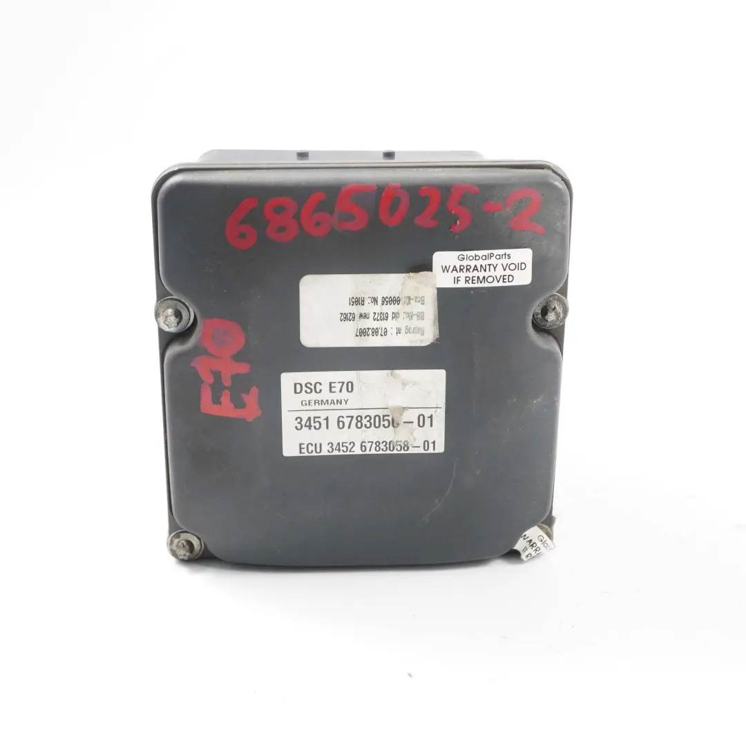 BMW X5 E70 Bomba DSC Modulo Unidad Hidraulica X6 E71 6783056 6783058