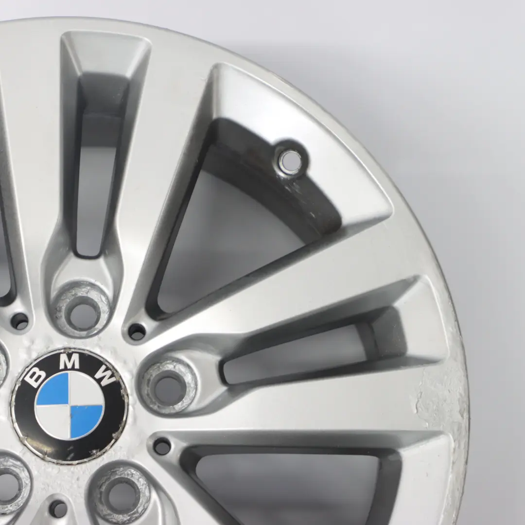 BMW F20 F21 F22 F23 Llanta de aleación plateada 17" Doble Radio 655 ET:43 7,5J