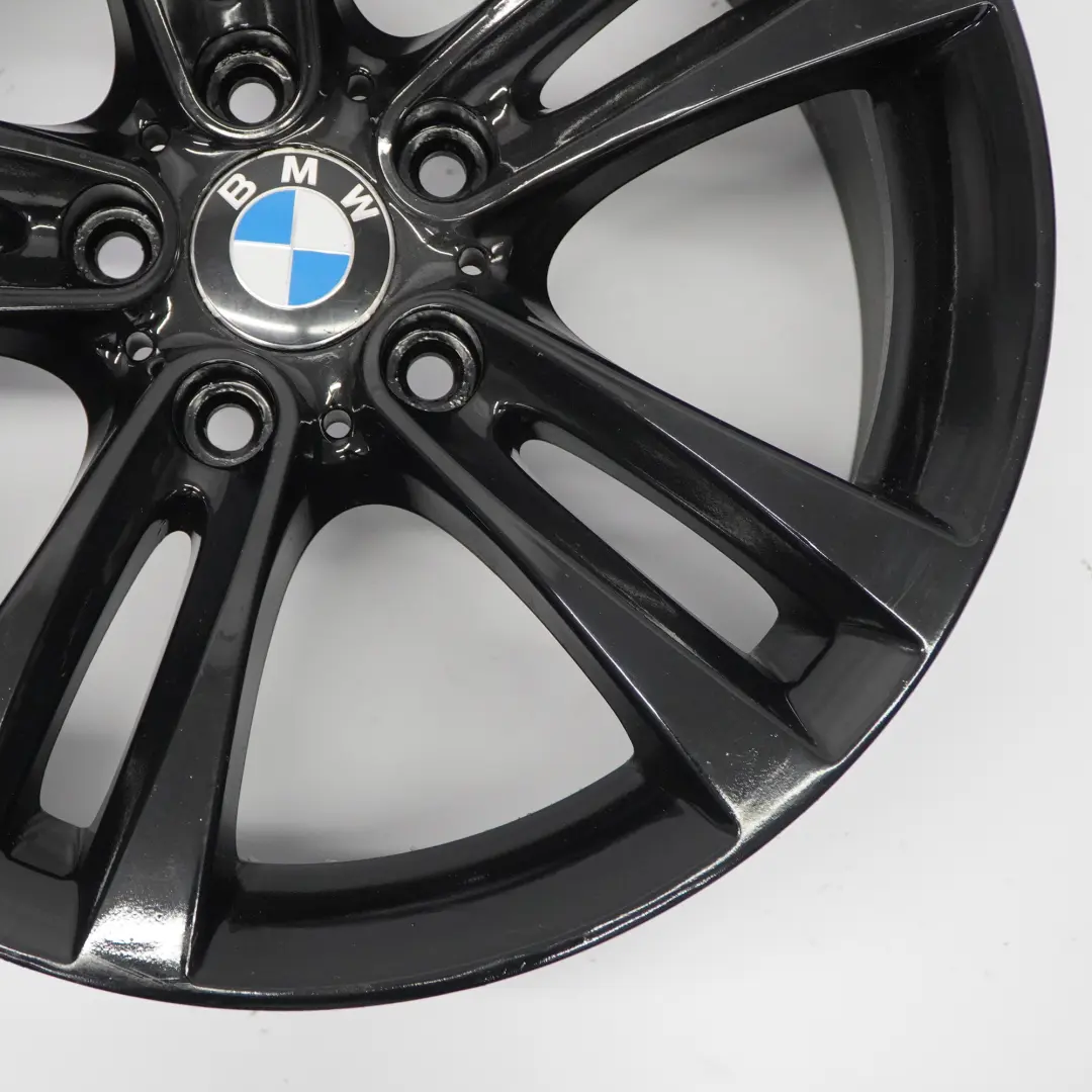 BMW F30 F31 F32 Black Wheel Alloy Rim 18" Double Spoke 397 8,5J ET:47 6868378