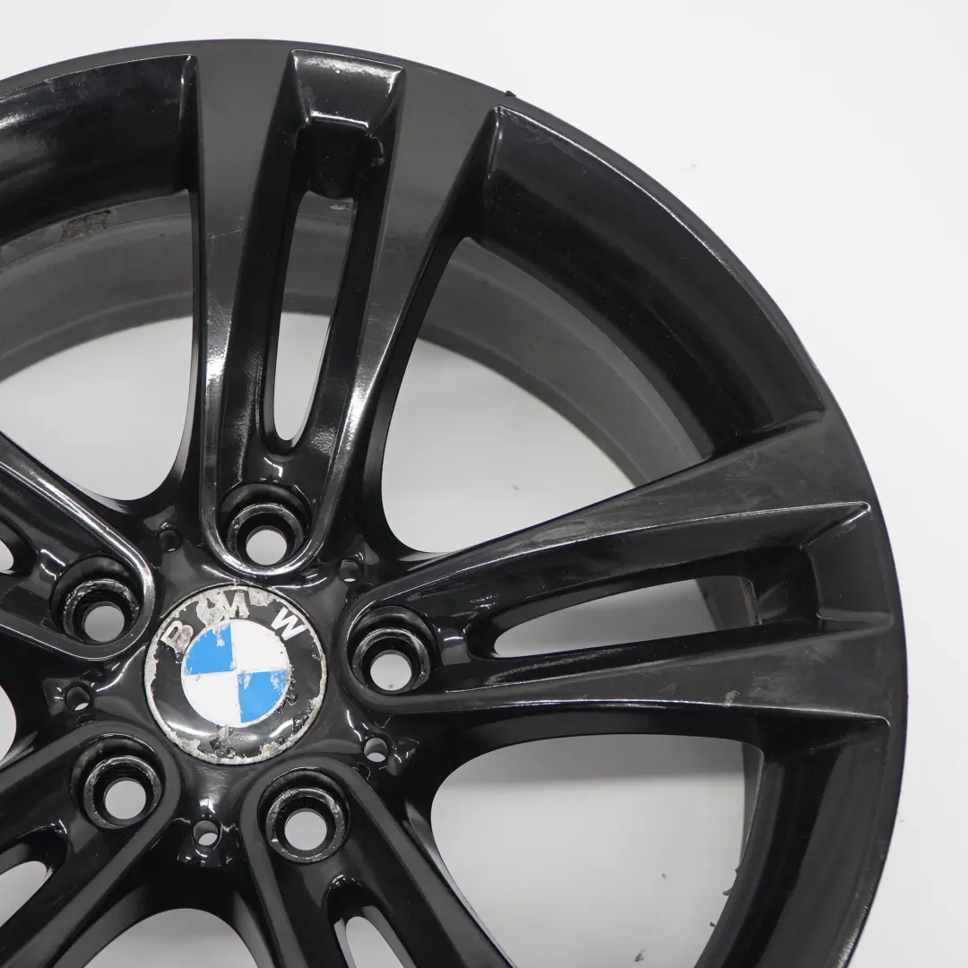 BMW F30 F31 F32 Schwarz Alufelge 18" Doppelspeiche 397 8,5J ET:47 6868378