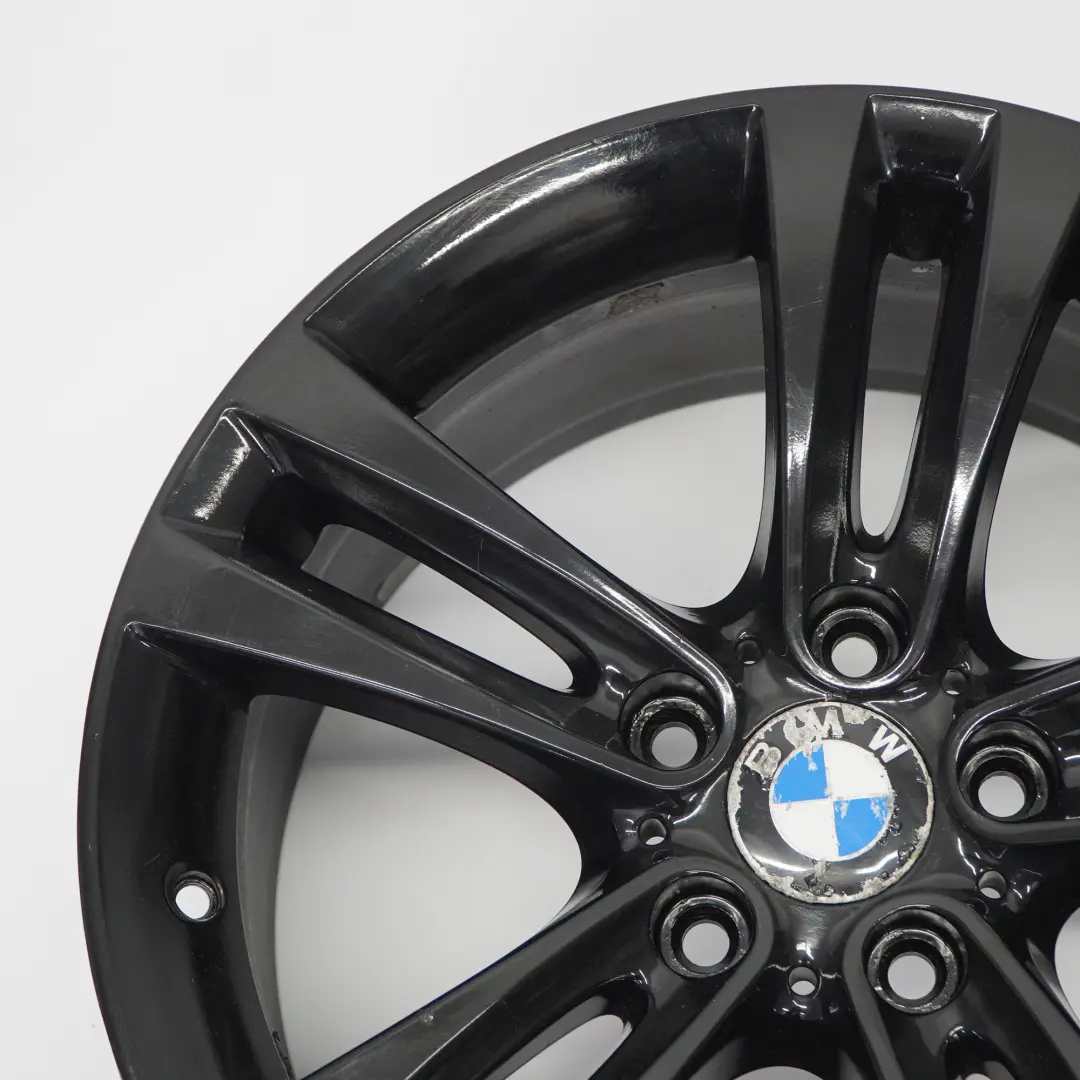 BMW F30 F31 F32 Schwarz Alufelge 18" Doppelspeiche 397 8,5J ET:47 6868378