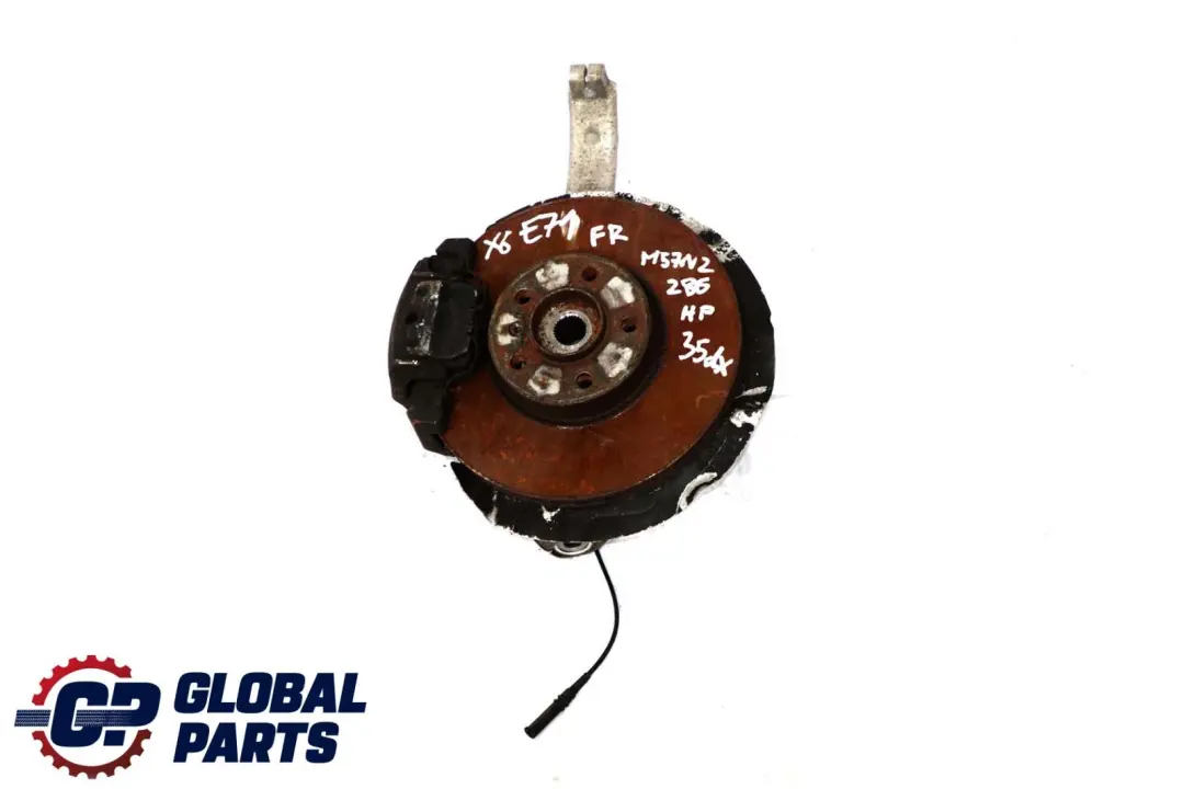 BMW E70 E71 Delantera Derecha O / Suspension Rueda Portador Hub Disco De Freno