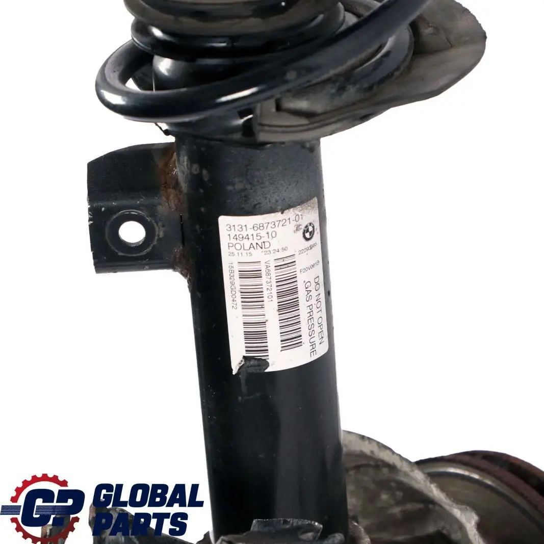 BMW F20 LCI 118d B37 Delantero Derecho Suspensión Pierna Muelle Strut Eje Hub