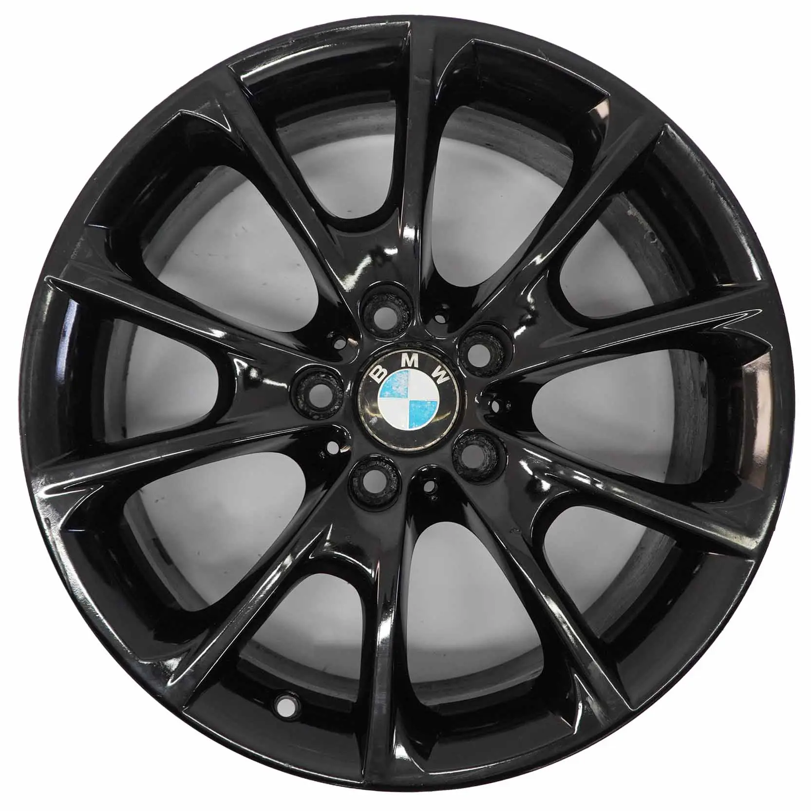 BMW F30 F32 F33 LCI Schwarz Leichtmetallrad 18" 8J ET:34 V-Speiche 398 6874819