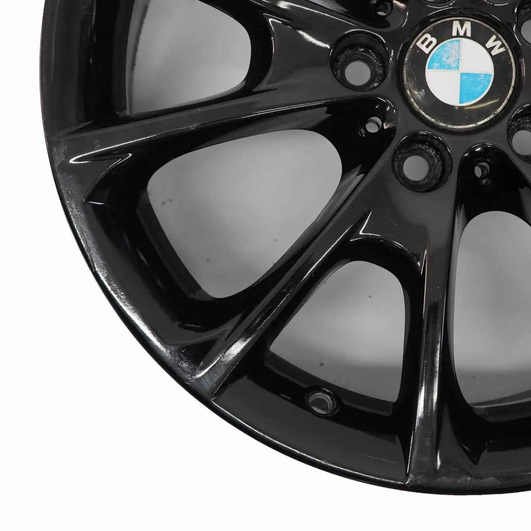 BMW F30 F32 F33 LCI Llanta de aleación negra 18" 8J ET:34 V-Spoke 398 6874819