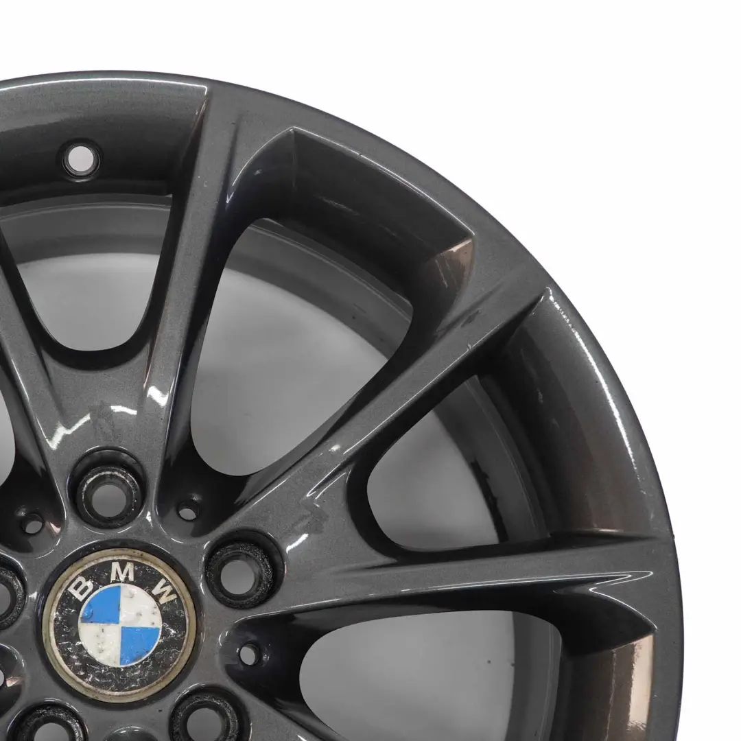 BMW F30 F32 F33 LCI Llanta aleación negra 18" 8.5J ET:47 V-Spoke 398 6874821