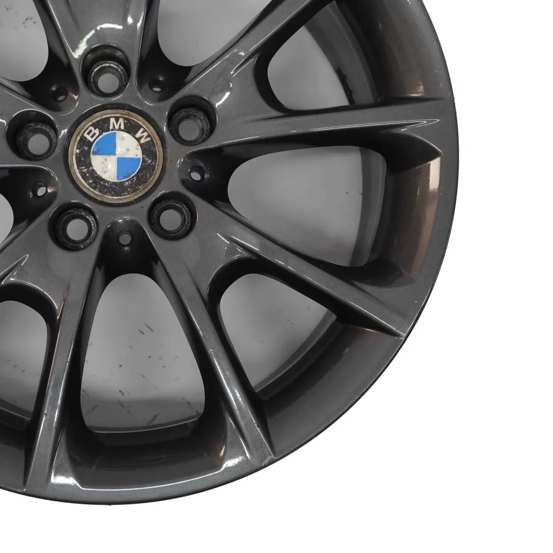 BMW F30 F32 F33 LCI Llanta aleación negra 18" 8.5J ET:47 V-Spoke 398 6874821