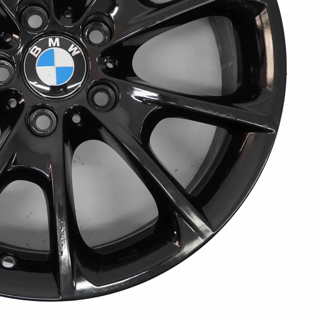 BMW F30 F32 F33 LCI Llanta aleación negra 18" 8.5J ET:47 V-Spoke 398 6874821