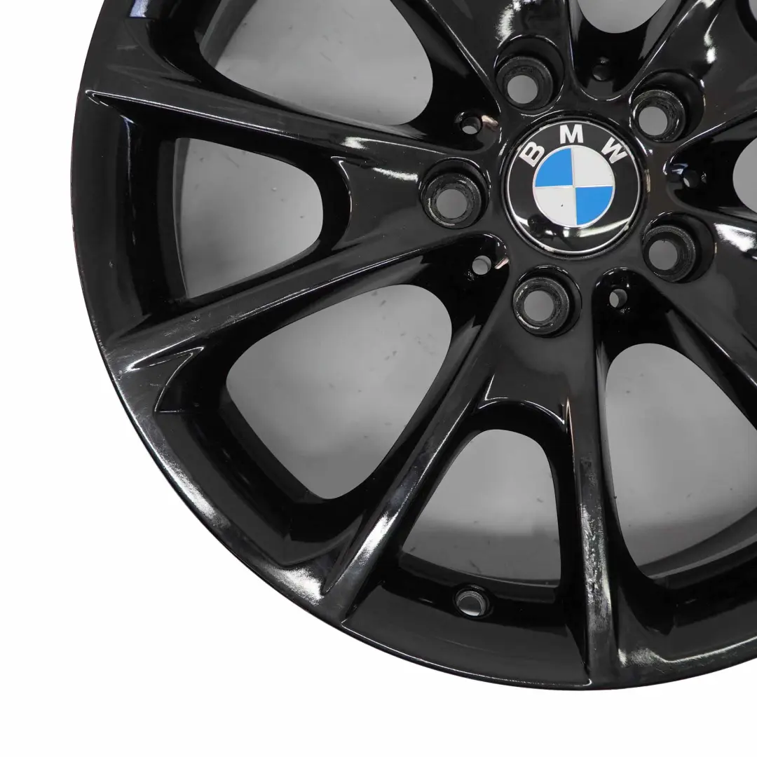 BMW F30 F32 F33 LCI Llanta aleación negra 18" 8.5J ET:47 V-Spoke 398 6874821