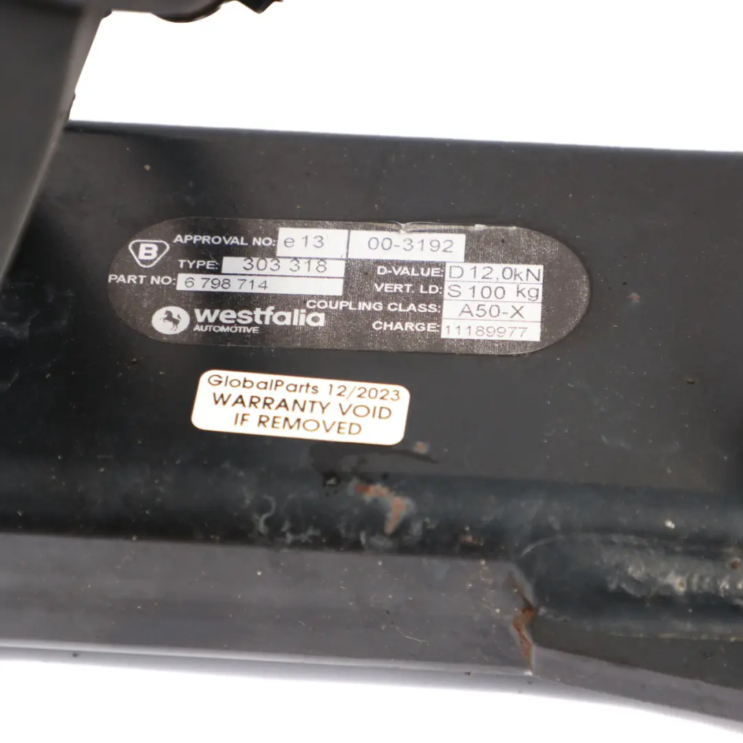 Electrical Tow Bar BMW X3 F25 X4 F26 Westfalia Towbar Pivoted Towing Hitch Bar
