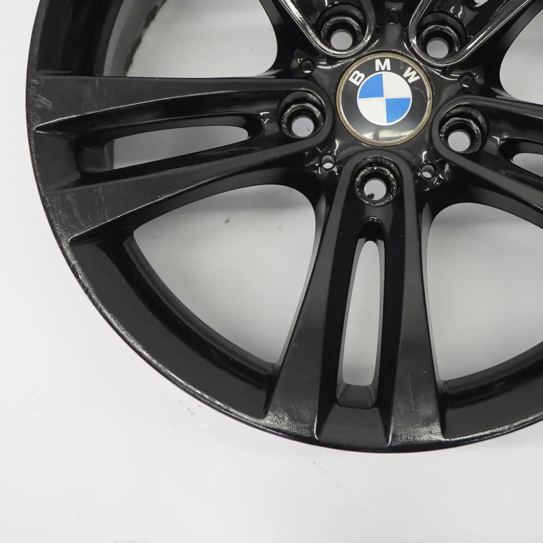 BMW F30 F31 F32 Schwarz Alufelge Doppelspeiche 397 18" 8J ET:34 6882588