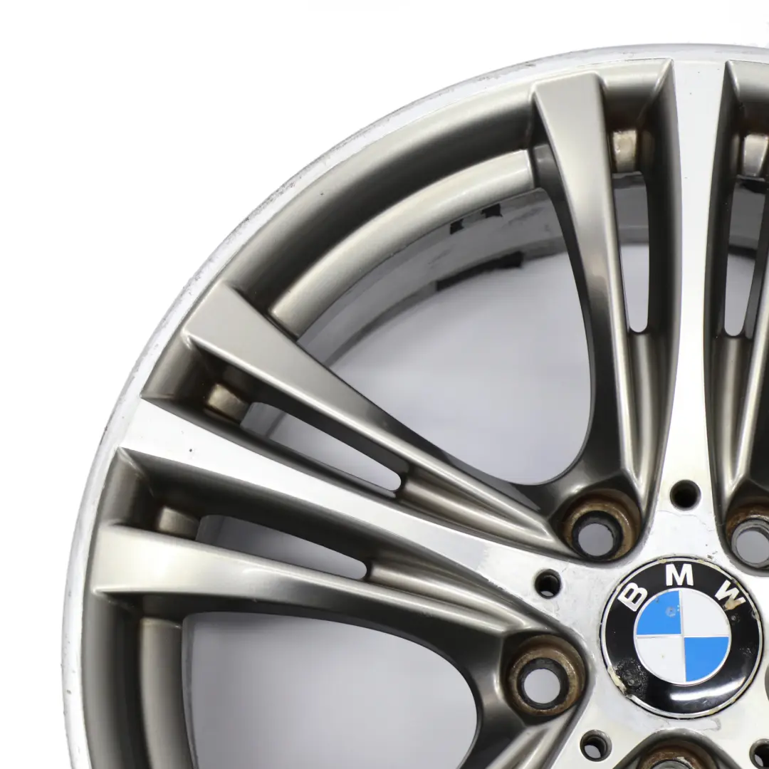 BMW F30 F31 Gris Férrico Llanta de aleación 19" 8J ET:36 Star Spoke 407 6883014