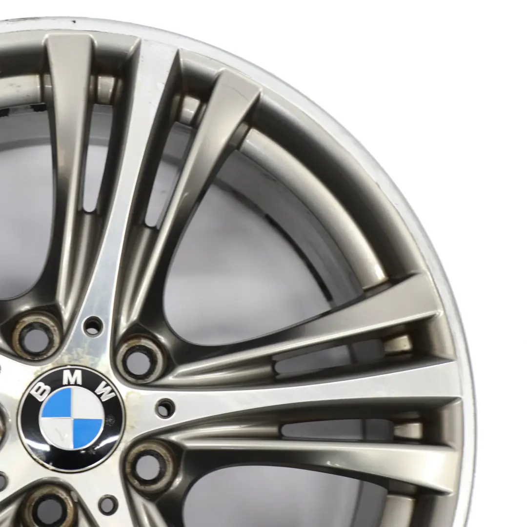 BMW F30 F31 Ferric Grey Wheel Alloy Rim 19" 8,5J ET:47 Star Spoke 407 6883015