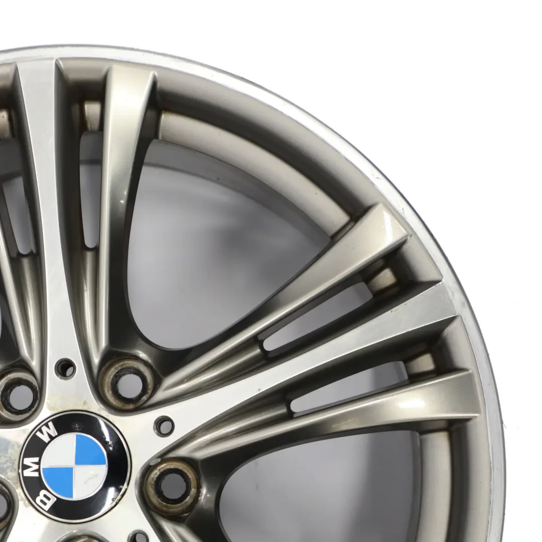 BMW F30 F31 Ferric Grey Wheel Alloy Rim 19" 8,5J ET:47 Star Spoke 407 6883015