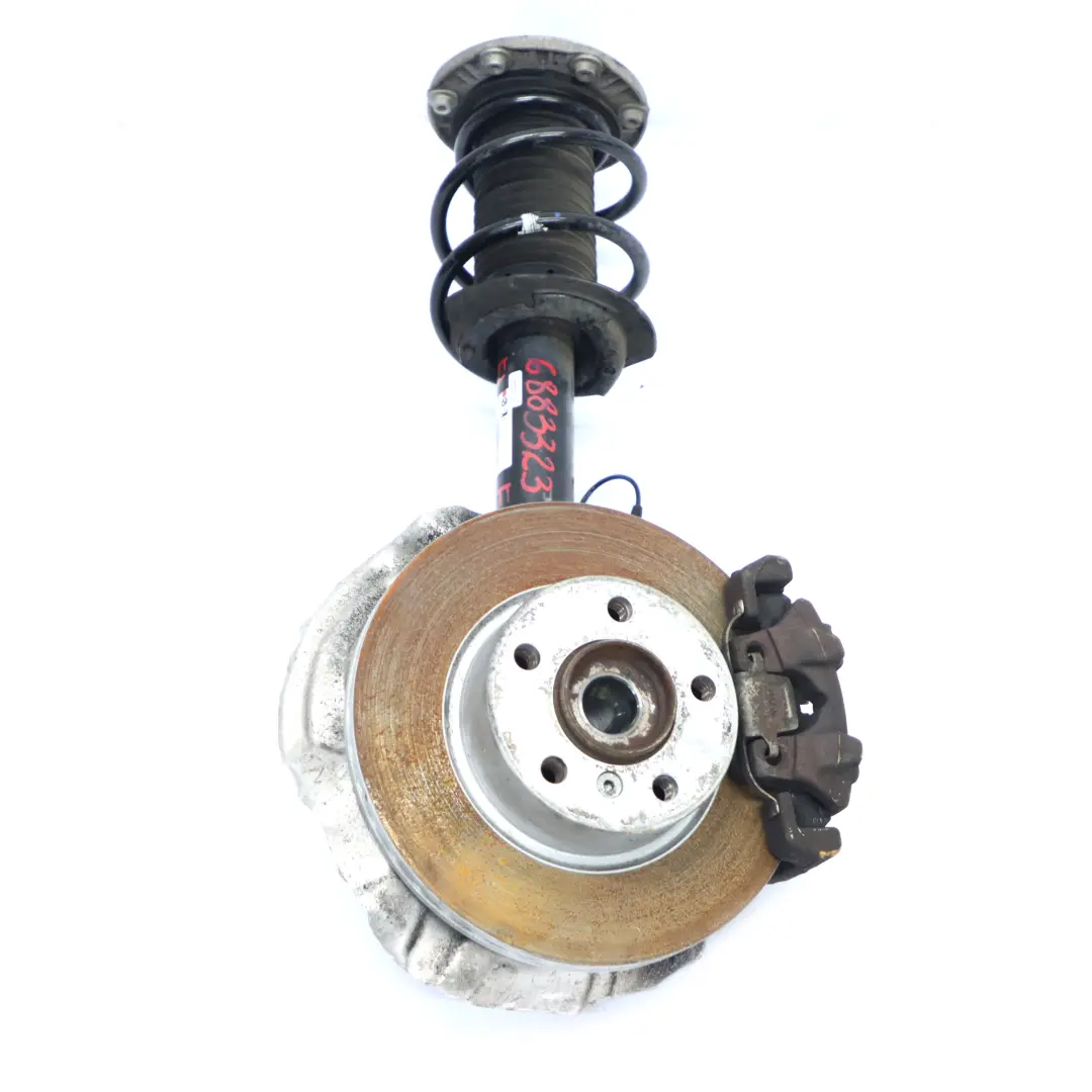 BMW F36 435dX N57Z Delantero Izquierdo Suspensión Pata Muelle Strut Freno Disco