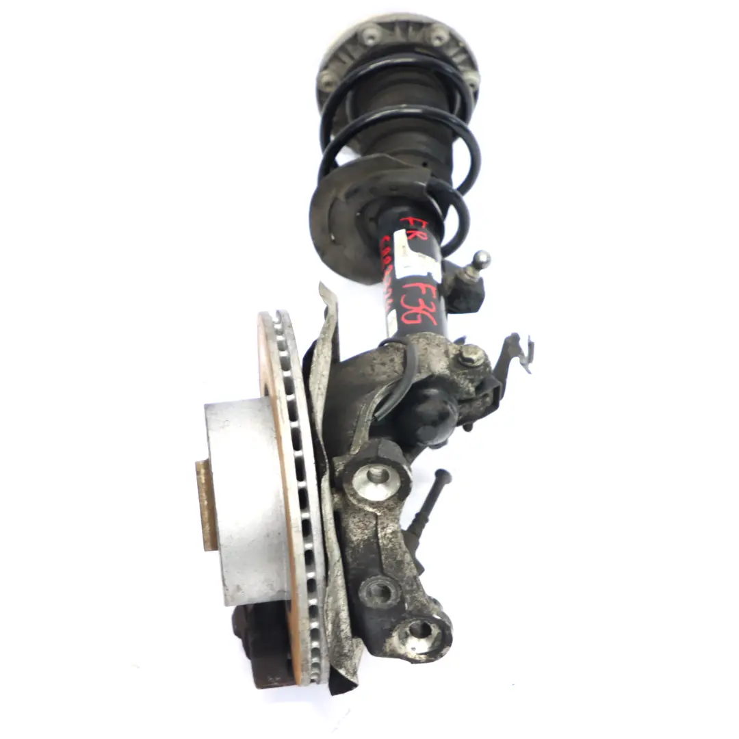 BMW F36 435dX N57Z Delantero Derecho Suspensión Pata Muelle Strut Freno Disco