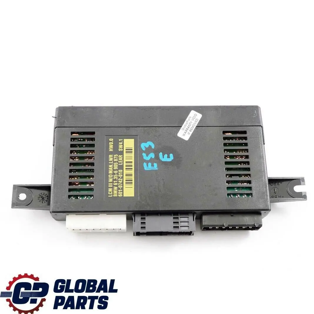 BMW X5 Series E53 Light Check Module Control Unit ECU Lear LCM III 6905875