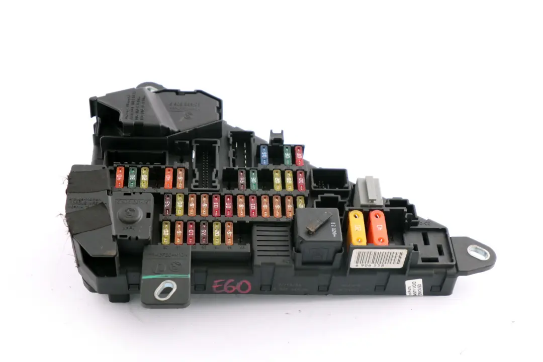 BMW E60 E61 E63 E64 Distribucion de Energia Caja Fusibles Rele Trasero 6906558