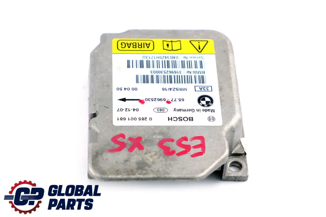 BMW E46 E53 Unidad de control de aire lateral ECU Module 6912755 6962530