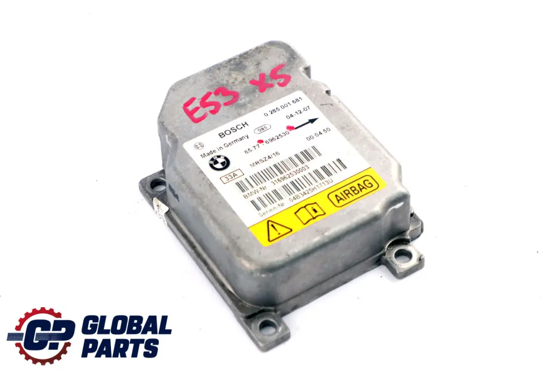 BMW E46 E53 Unidad de control de aire lateral ECU Module 6912755 6962530