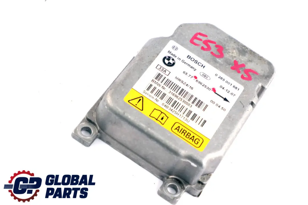 BMW E46 E53 Unidad de control de aire lateral ECU Module 6912755 6962530