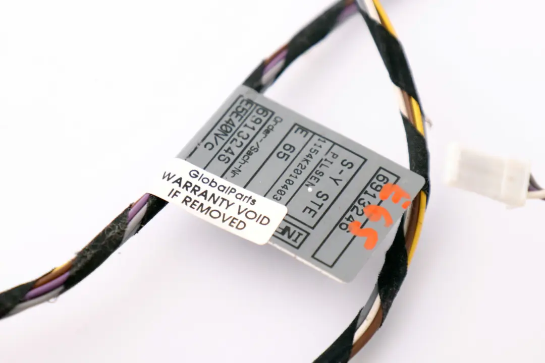 BMW 7 Series E65 E66 Rear Seat Wiring Cable Electrical System 6913246