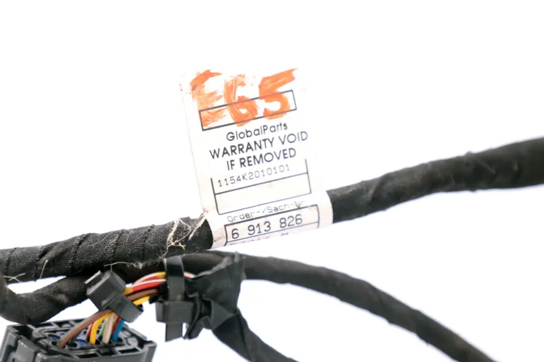 BMW 7 Series E65 E66 Front Bumper PDC Loom Cables Wiring Set 6913826