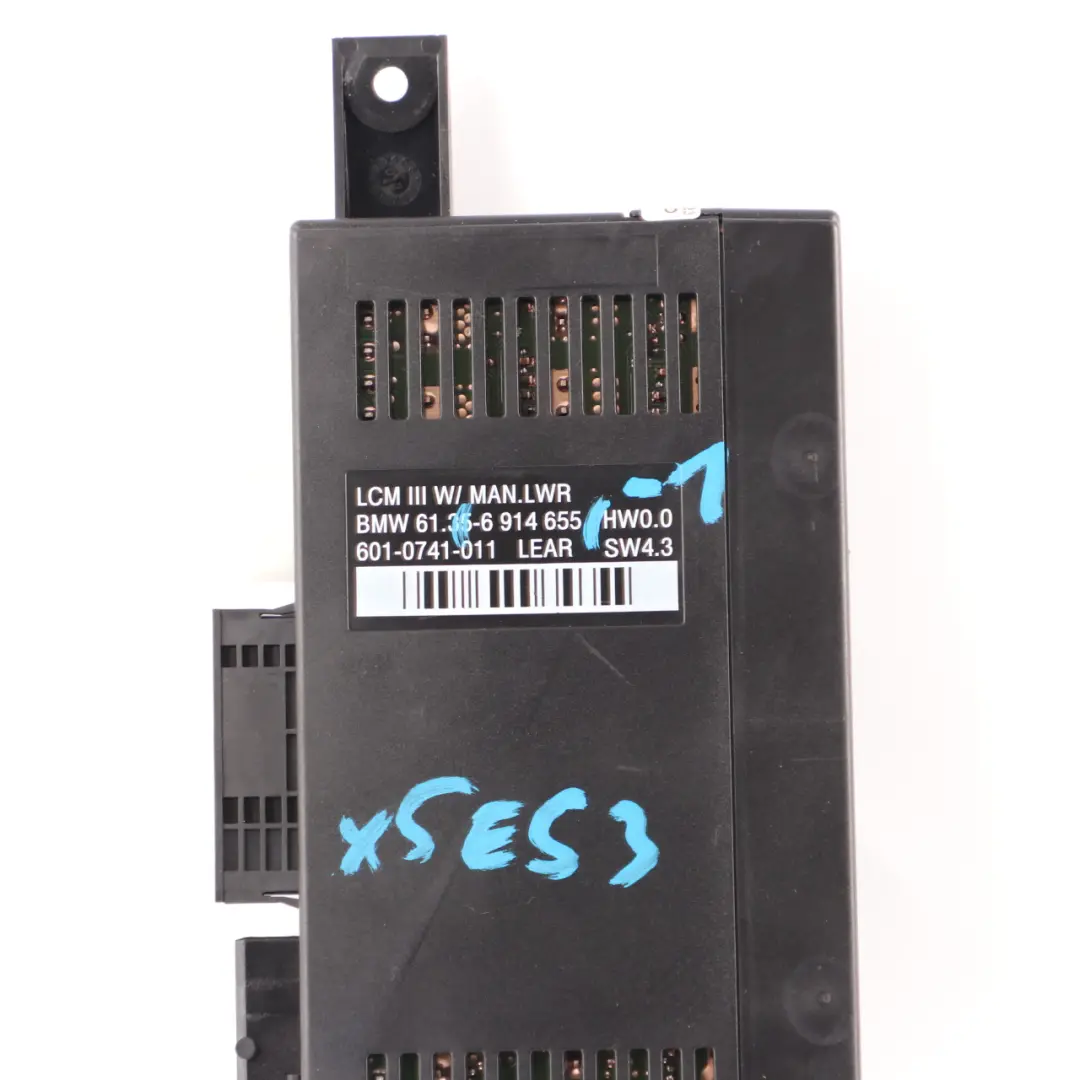 BMW X5 E53 Headlight Light Check Module Control Unit ECU Lear LCM III 6914655