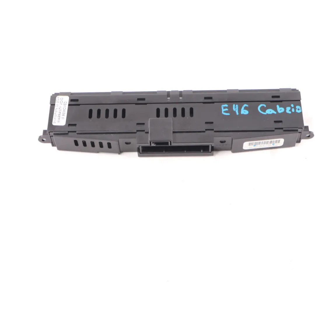 Centre Console Switch Panel Sport DSC Roof Top BMW E46 Convertible - SKU 6914754 - Part number 6914754