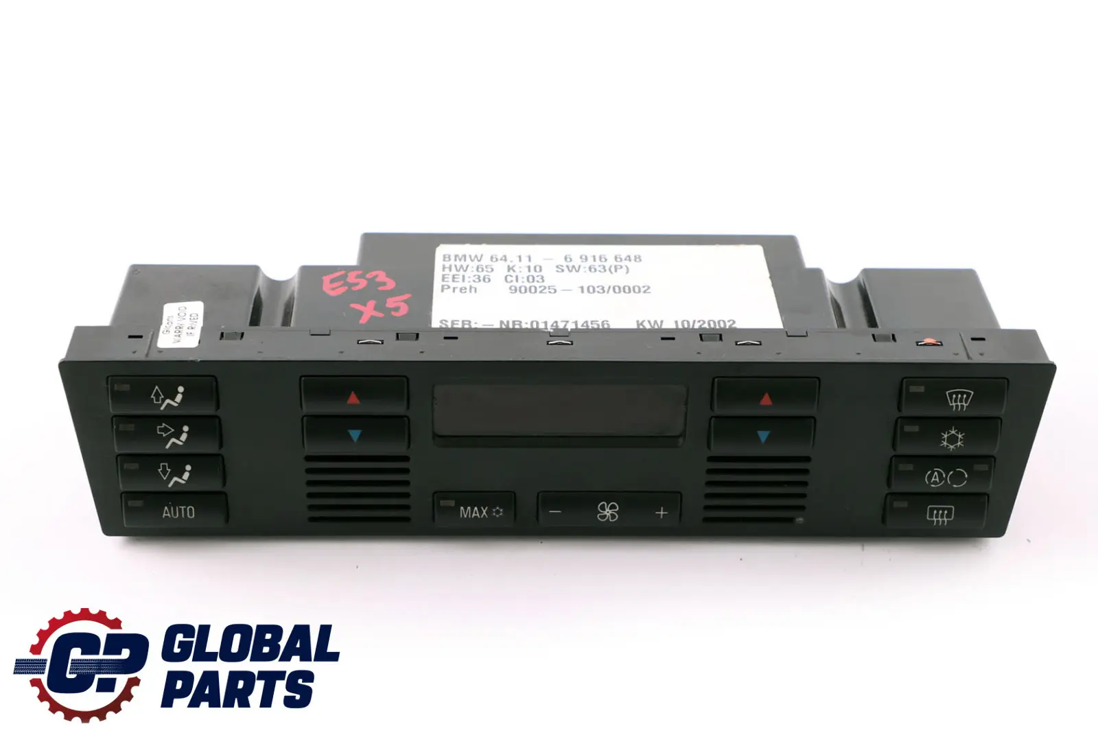 BMW X5 Series E53 Automatic Air Conditioning A/C Control Switches 6916648