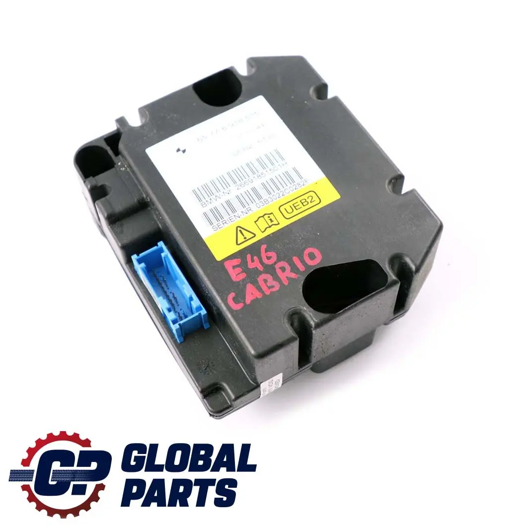 BMW E46 Convertible Sensor vuelco Unidad Control Módulo 6918515