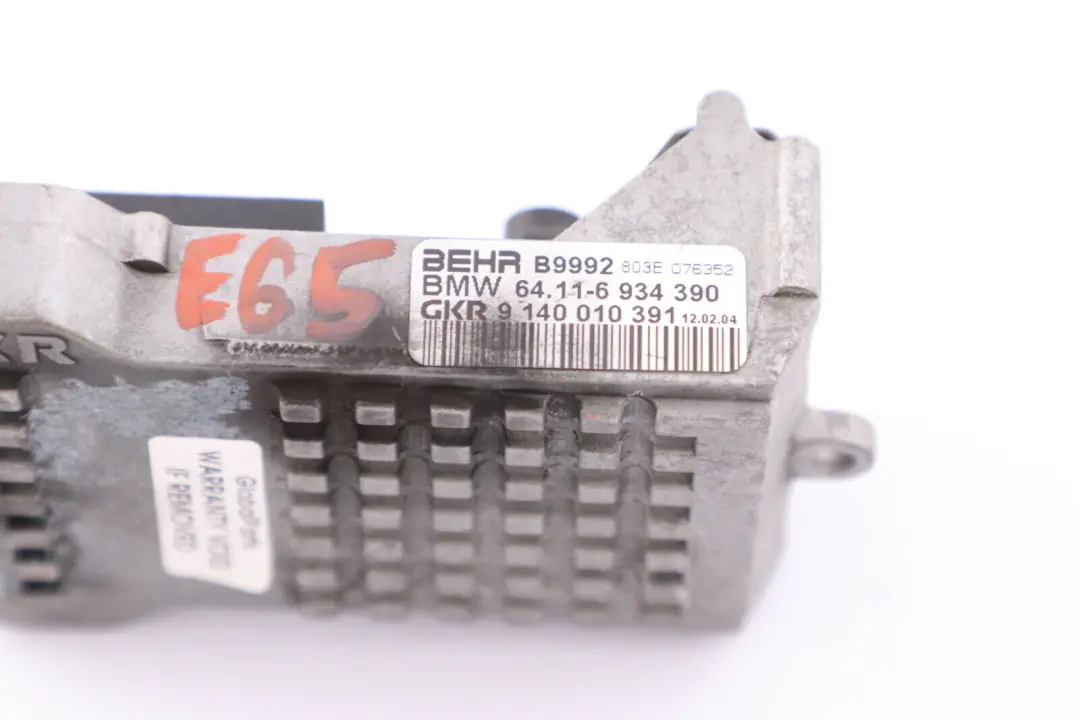 BMW 7 Series E65 E66 Blower Regulator Heater Blow Resistor Motor