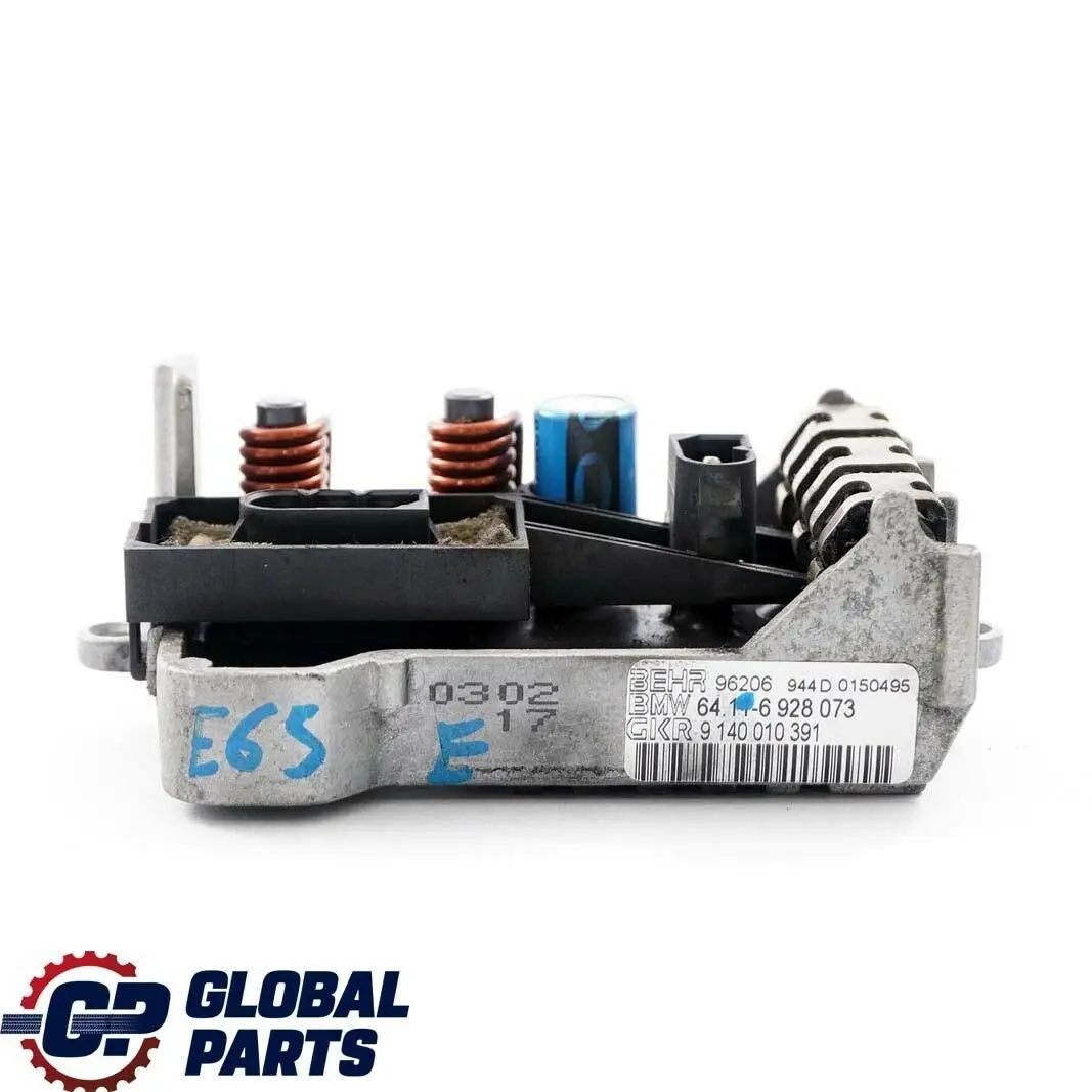 BMW 7 Series E65 E66 Blower Regulator Heater Blow Resistor Motor