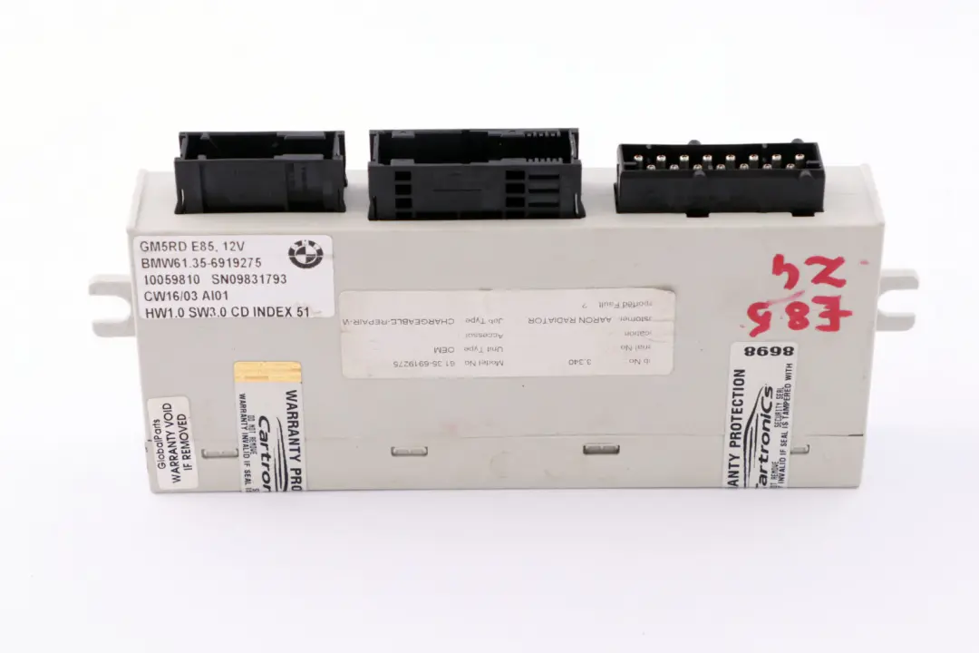 BMW Z4 Series E85 E86 Body Control Unit Module GM5 Star12 Delphi 6919275