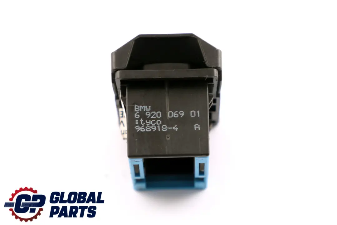 BMW E46 E39 E53 Tapa Con Marco Enchufe OBD Azul Blau 6920069