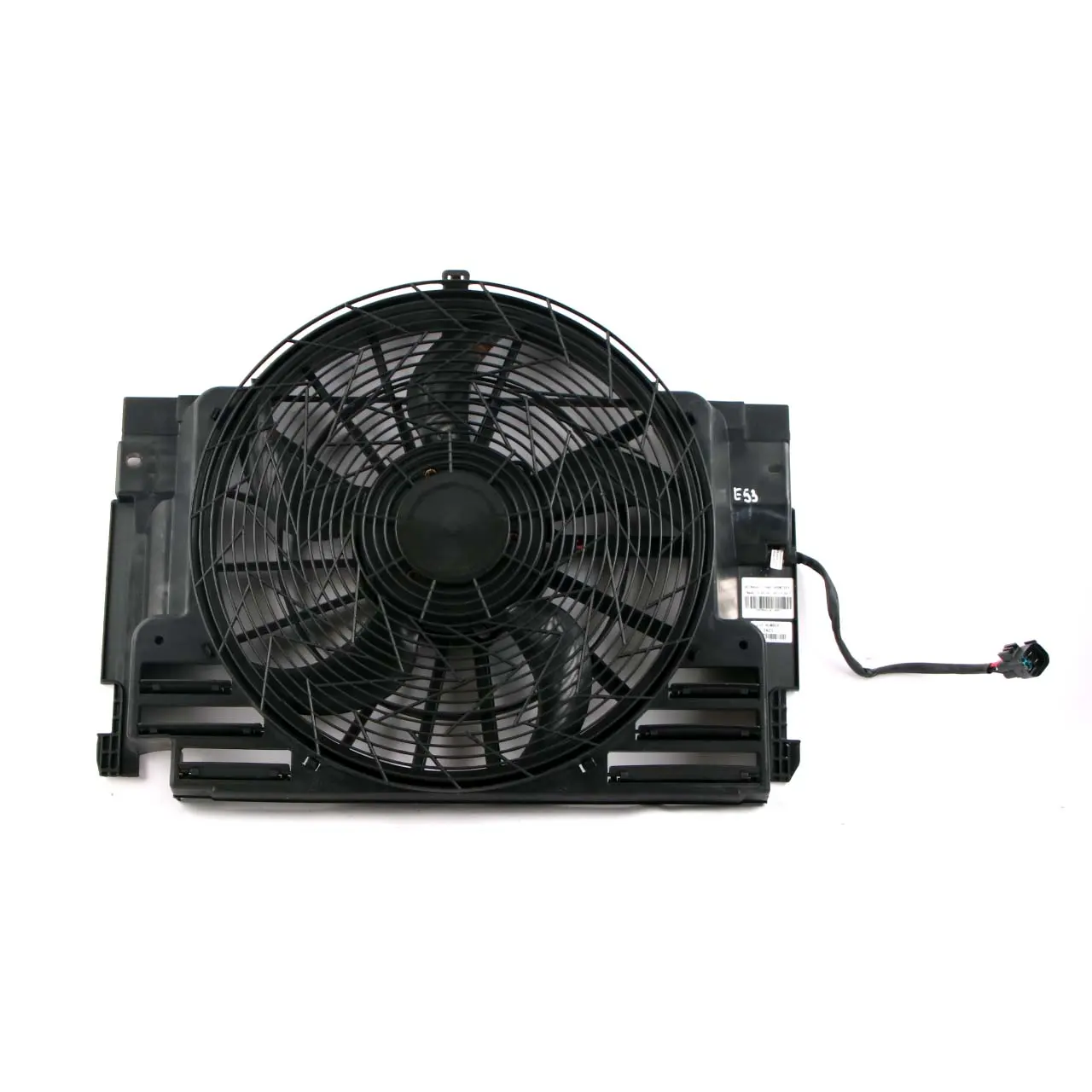 BMW X5 E53 Radiator Pusher Fan Cooling Shroud M54 N62 Petrol Engine TAIWAN