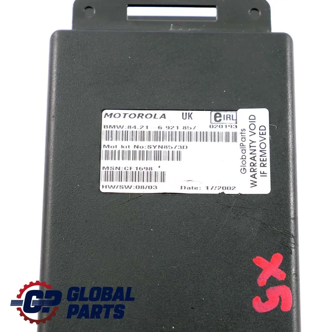 BMW E39 E46 E53 Motorola Manos Libres Electronica Unidad Control ECU 6921857