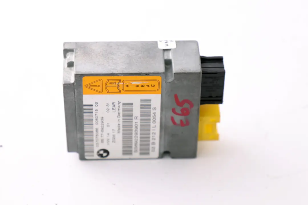 BMW 7 Series E65 E66 E67 Gateway Module Sensor Airbag Control Module 6922939