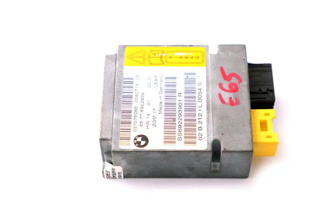 BMW 7 Series E65 E66 E67 Gateway Module Sensor Airbag Control Module 6922939