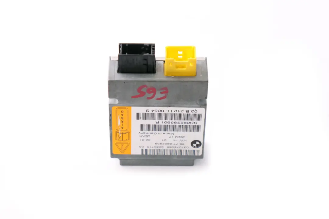 BMW 7 Series E65 E66 E67 Gateway Module Sensor Airbag Control Module 6922939