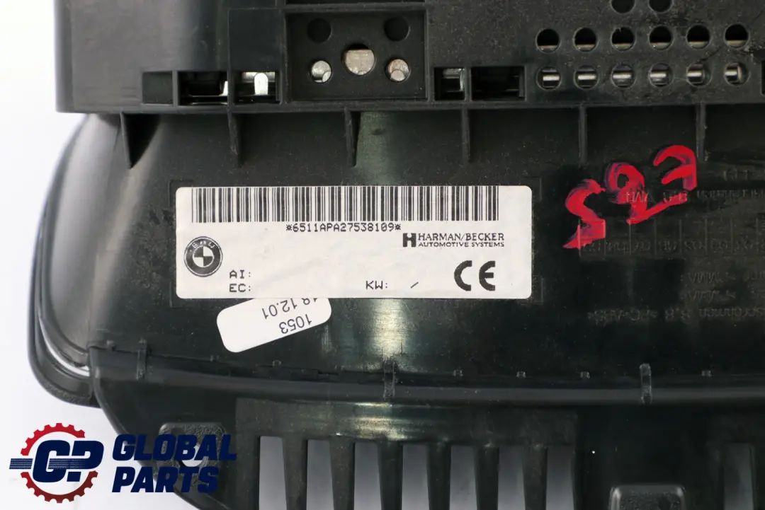 BMW 7 Series E65 E66 On-board Navigation Display Monitor Screen 8,8" 6923038